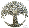 Metal Tree Wall Art, Tree of Life, Metal Tree Wall Hanging, Haitian Metal Art , 24